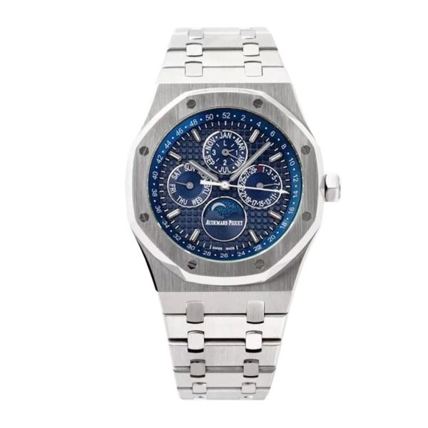 audemars-piguet-royal-oak-offshore-chronograph-blue-dial-26574st-oo-26606st-05-multifunctional-series.jpg AP Watch Silver Replica