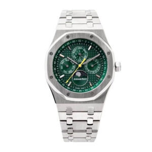 audemars-piguet-royal-oak-offshore-chronograph-green-dial-26574st-oo-26606st-03-multifunctional-series-replica.jpg Audemars Piguet Royal Oak Perpetual Calendar 26574ST.OO.26606ST.03 Replica