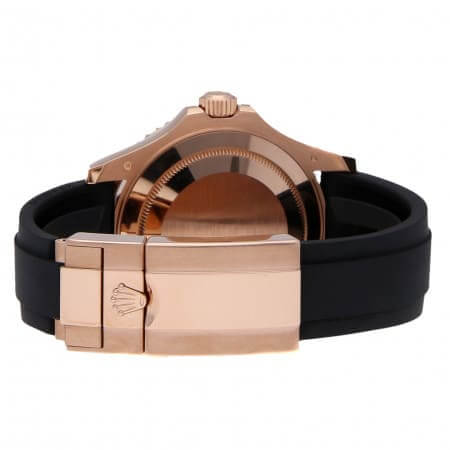 Yacht-Master 40 116655 SATS Rose Gold Automatic Rubber Black Dial