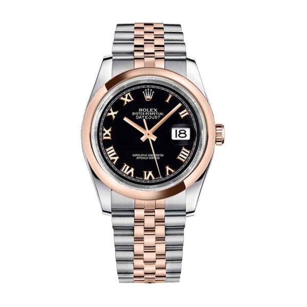 Datejust 116201 Roman Numeral Black Dial