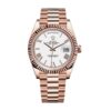 Rolex Day-Date 228235-0032 KW Rose Gold White Dial Replica