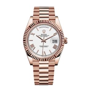 rolex-day-date-228235-40mm-kw-rose-gold-stripe-dial.jpg Rolex Day-Date 228235-0032 KW Rose Gold White Dial Replica