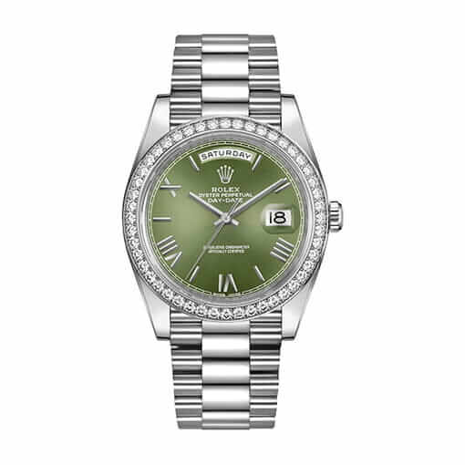 Day Date Olive Diamond