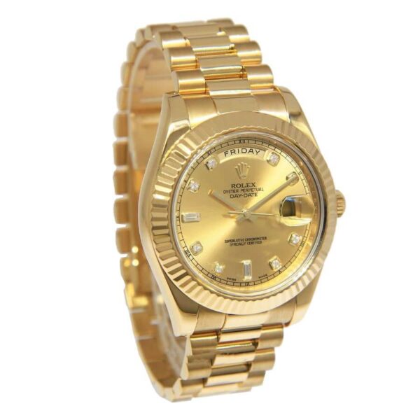 rolex-day-date-ii-218238-kw-yellow-gold-champagne-dial-replic.jpg Rolex DayDate 218238 Replica