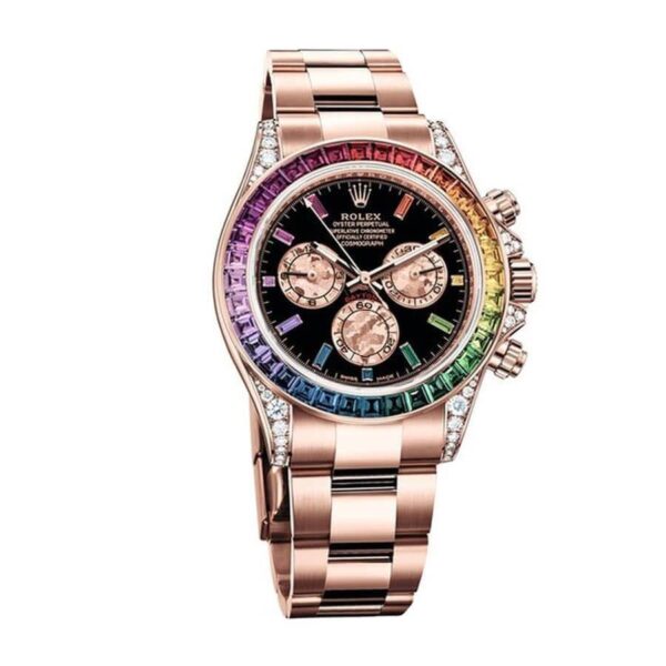Daytona Cosmograph 126595 Rainbow & Black Dial
