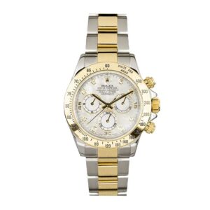 Daytona Two Tone White Dial 116523