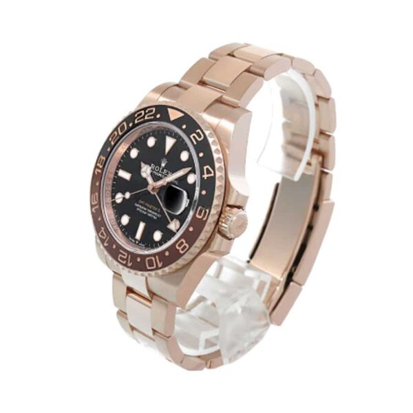rolex-gmt-master-ii-126715chnr-rose-gold-automatic-black-dial-oyster-replica.jpg Rolex GMT-Master II 126715CHNR-0001 Rose Gold Automatic Black Dial Oyster Replica