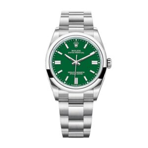 rolex-oyster-perpetual-green-dial-126000-replica.jpg Rolex Oyster Perpetual Green Dial 124300-0005 Replica