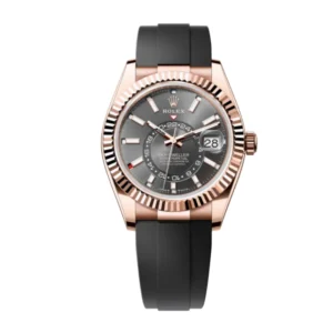 rolex-sky-dweller-326935-0007-sro-automatic-everose-rhodium-dial-oyster-replica-copy-1.webp Rolex Sky-Dweller 326935-0007 SRO Automatic Everose Rhodium Dial Rubber Strap Replica
