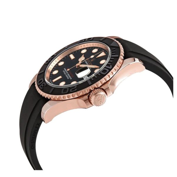 Yacht-Master 40 116655 SATS Rose Gold Automatic Rubber Black Dial